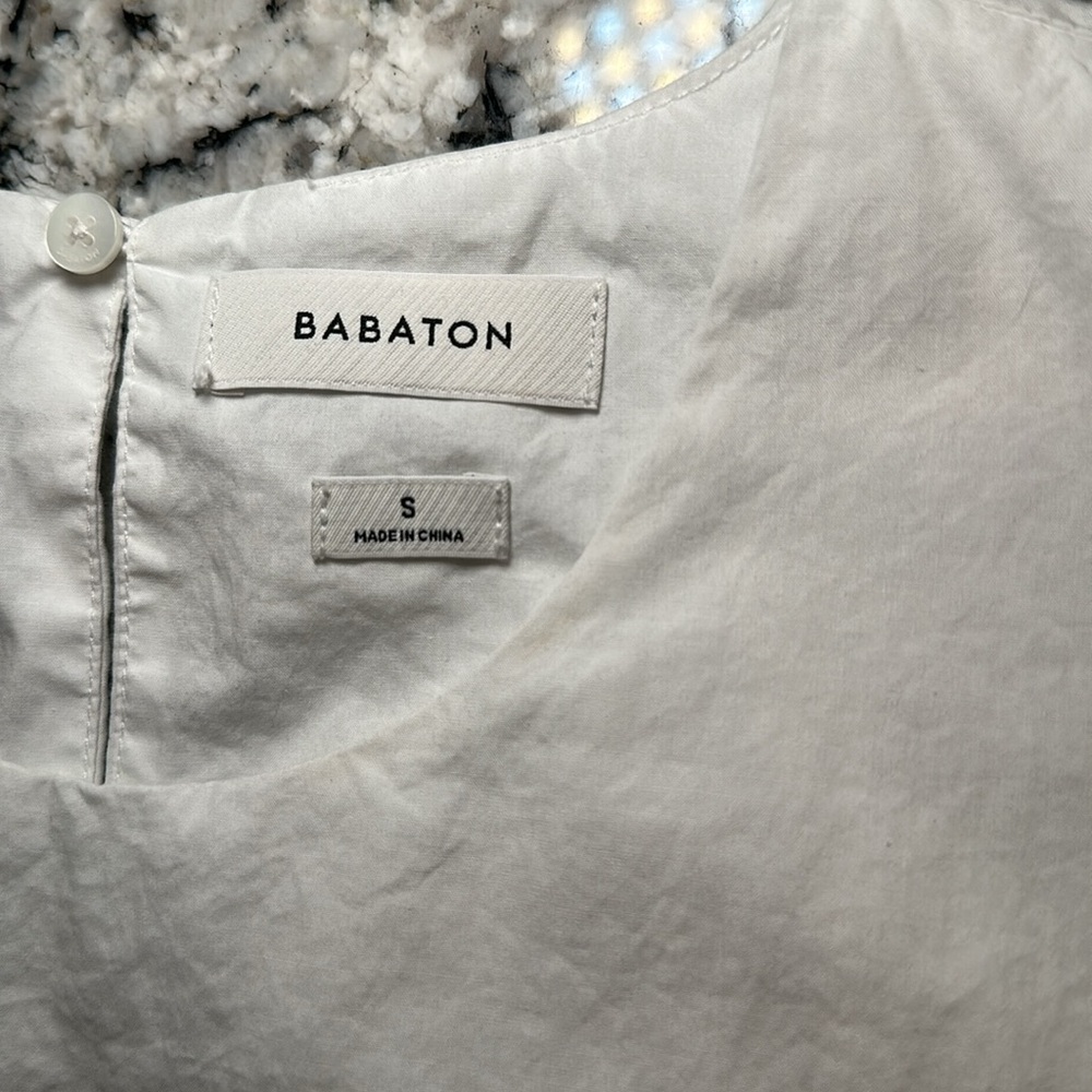 Babaton Eaton Poplin A-Line Tent Dress - Small - Picture 10 of 10